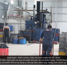Dây truyền nhiệt luyện của công ty.
